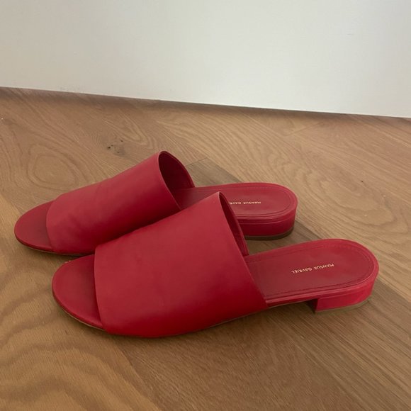 MANSUR GAVRIEL - Red Slides - Size 40 - Picture 1 of 4